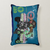 〔占星術の〕十二宮図ユニバースレオアクセント枕 アクセントクッション (正面(垂直))