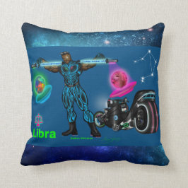 〔占星術の〕十二宮図ユニバース – ライブラリ装飾用クッション クッション