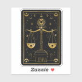 〔占星術の〕十二宮図ライバ占星術のブラック&ホワイトのシール シール (シート)