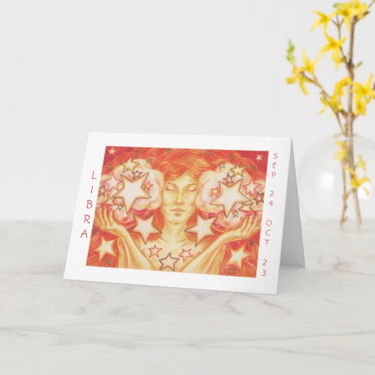 〔占星術の〕十二宮図ライブラリ'ハッピーバースデー'カード白縁ど色 カード (黄色い花)