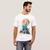 〔占星術の〕十二宮図ラットマンガTシャツ Tシャツ (正面フル)