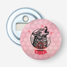 〔占星術の〕十二宮図リブラボトルオープナー。