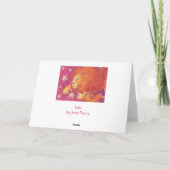 〔占星術の〕十二宮図レオ'ハッピーバースデー'白縁ど色 カード (裏面)