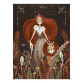 〔占星術の〕十二宮図レオバイアレクサンドラディカイア ポスター (正面)