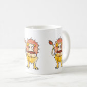 〔占星術の〕十二宮図レオ コーヒーマグカップ (正面右)