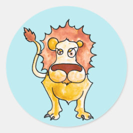 〔占星術の〕十二宮図レオ ラウンドシール