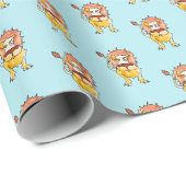 〔占星術の〕十二宮図レオ ラッピングペーパー (ロールコーナー)