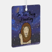 〔占星術の〕十二宮図レオ「私は誇大忙し過ぎる」 メタルオーナメント (正面右)