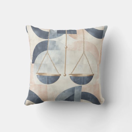 〔占星術の〕十二宮図ヴィベスリブラピロー クッション (裏面)