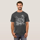 〔占星術の〕十二宮図ヴィンテージアクエリアス Tシャツ (正面フル)