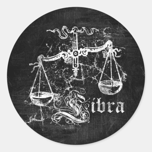 〔占星術の〕十二宮図ヴィンテージライブラリ ラウンドシール (正面)