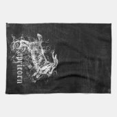 〔占星術の〕十二宮図ヴィンテージ山羊座 キッチンタオル (横)