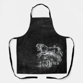 〔占星術の〕十二宮図ヴィンテージ エプロン (正面)