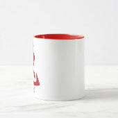 〔占星術の〕十二宮図中国のウサギ マグカップ (中央)