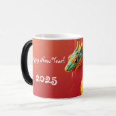 〔占星術の〕十二宮図中国のシンボル新年2025スネークアジア モーフィングマグカップ (正面左)