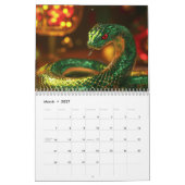 〔占星術の〕十二宮図中国のシンボル新年2025スネークアジアst カレンダー (3月 2027)