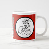 〔占星術の〕十二宮図中国のドラゴンジャンボマググ ジャンボコーヒーマグカップ (右)