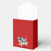 〔占星術の〕十二宮図中国の牛新年パーソナライズされた フェイバーボックス (オープン)