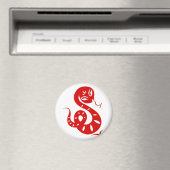 〔占星術の〕十二宮図中国の裁紙スネークシャ図解入りの、写真付きのツ マグネット (インサイチュ (食洗機))