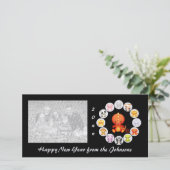 〔占星術の〕十二宮図中国の辰年フォトカード シーズンカード (スタンド正面)