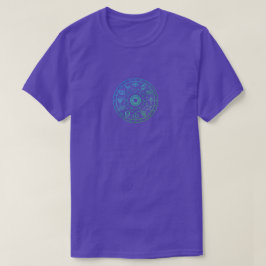 〔占星術の〕十二宮図円 Tシャツ