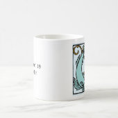 〔占星術の〕十二宮図凸版おひつじ座の誕生日マグ コーヒーマグカップ (中央)