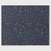 〔占星術の〕十二宮図包装紙 ラッピングペーパー (フラット)