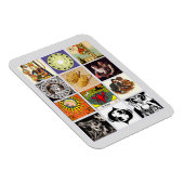 〔占星術の〕十二宮図占い師タロットカードアートコラージュ マグネット (右側)