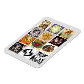 〔占星術の〕十二宮図占い師タロットカードアートコラージュ マグネット (左側)