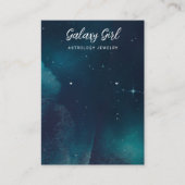 〔占星術の〕十二宮図天体イヤリングジュエリー表示 名刺 (正面)