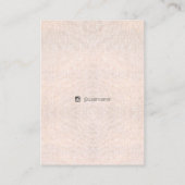 〔占星術の〕十二宮図天星イヤリングネックレス 名刺 (裏面)