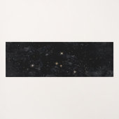 〔占星術の〕十二宮図女神 |コズミック金ゴールドジェミニ星占い ヨガマット (裏面(横))