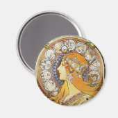 〔占星術の〕十二宮図女神 マグネット (正面/裏面)