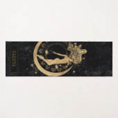 〔占星術の〕十二宮図女神 |宇宙金ゴールド天秤座占星術 ヨガマット (正面(横))