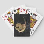 〔占星術の〕十二宮図女神 |宇宙金ゴールド山羊座占星術 トランプ (裏面)