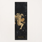 〔占星術の〕十二宮図女神 |宇宙金ゴールド水族星占い ヨガマット (正面)