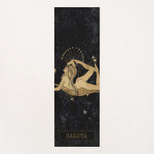 〔占星術の〕十二宮図女神 |宇宙金ゴールド蠍座占星術 ヨガマット (正面)