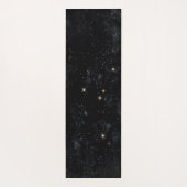 〔占星術の〕十二宮図女神 |宇宙金ゴールド《星座》乙女座占星術 ヨガマット (裏面)