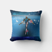 〔占星術の〕十二宮図宇宙山羊座装飾用クッション クッション (正面)