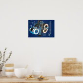 〔占星術の〕十二宮図宇宙 – 射手座ポスター ポスター (キッチン)