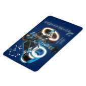 〔占星術の〕十二宮図宇宙 – 射手座磁石 マグネット (左側)