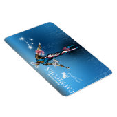 〔占星術の〕十二宮図宇宙 – 山羊座磁石 マグネット (右側)