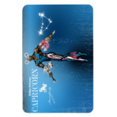 〔占星術の〕十二宮図宇宙 – 山羊座磁石 マグネット (縦)