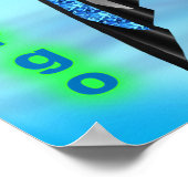 〔占星術の〕十二宮図宇宙 – 《星座》乙女座ポスター ポスター (角)