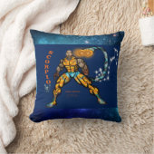 〔占星術の〕十二宮図宇宙 – 蠍座装飾用クッション クッション (ブランケット)