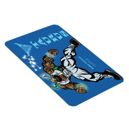 〔占星術の〕十二宮図宇宙 – 4 x 6タウロス磁石 マグネット (右側)