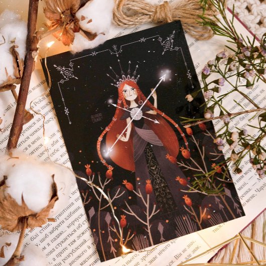 〔占星術の〕十二宮図射手座バイアレクサンドラディカイア ポスター