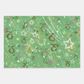 〔占星術の〕十二宮図射手座山羊座がんトリオ ラッピングペーパーシート (正面2)