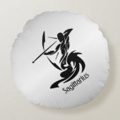 〔占星術の〕十二宮図射手座 ラウンドクッション (正面)