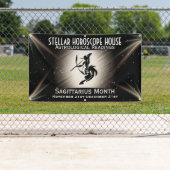 〔占星術の〕十二宮図射手座 横断幕 (インサイチュ)